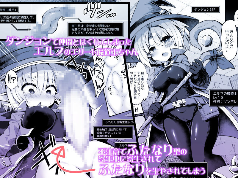 ふたなり触手エロトラップダンジョンへようこそ！！ こみっく 画像 1