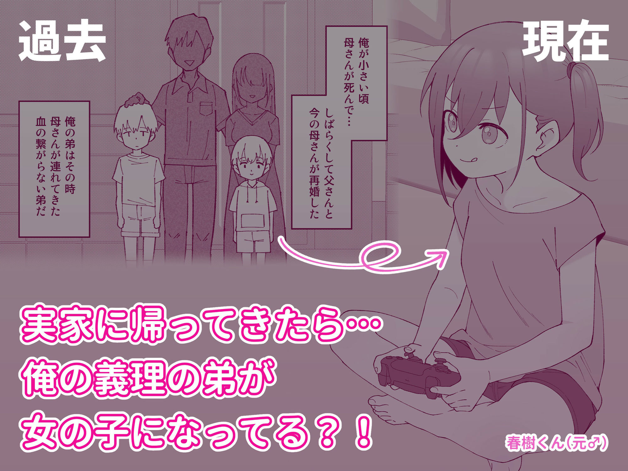 兄貴の彼女になる女の子になっちゃった弟 総集編完全版 画像 1