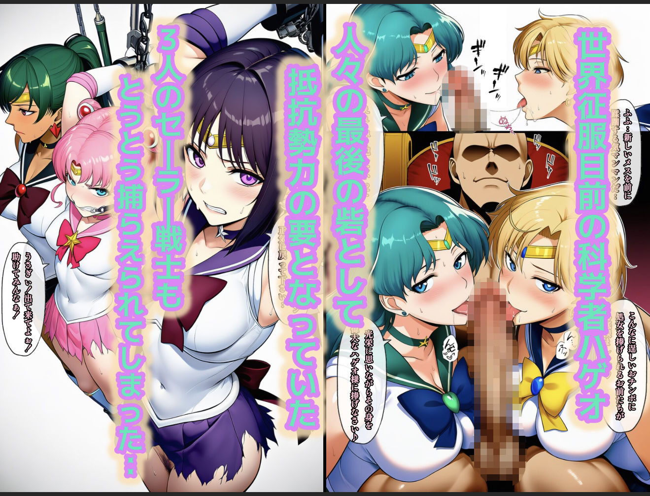 アヘ顔戦士セーラーgirl’s 総集編 画像 2