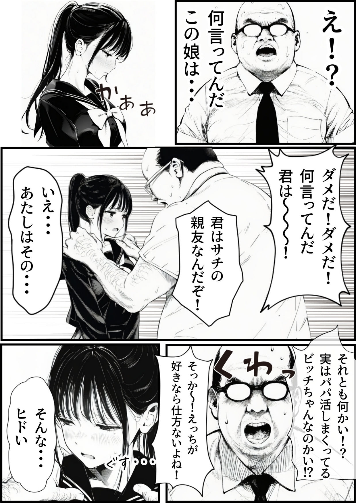 セックスしないと出られない部屋に娘の親友と閉じ込められたんだが・・・ 画像 4