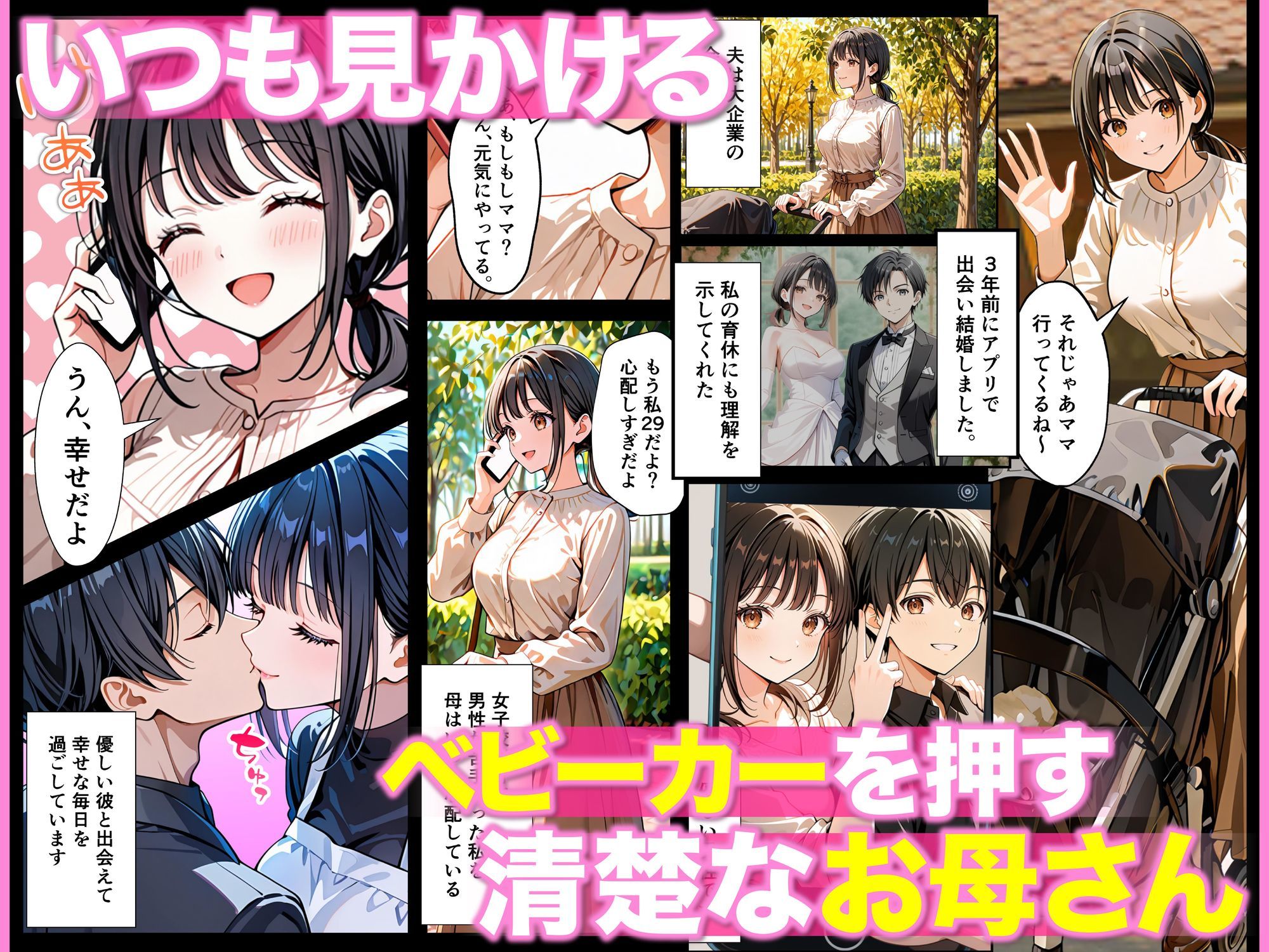 ベビーカー産後処女ママ催●NTR キモ弱者男性専用肉便器化大成功！二人目托卵で離婚確定！？全部ノットリ上書きしちゃいましたSP 画像 1