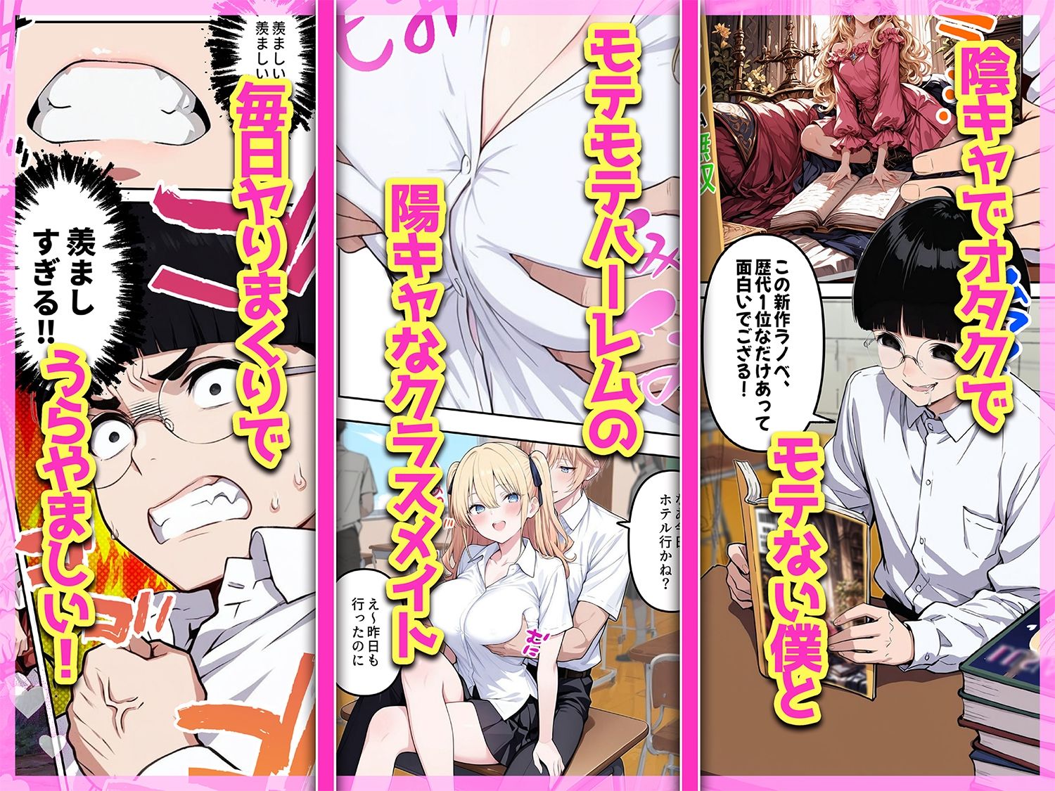 陰キャヲタクであればあるほど！モテる世界で僕はヤリチンになりました 画像 1