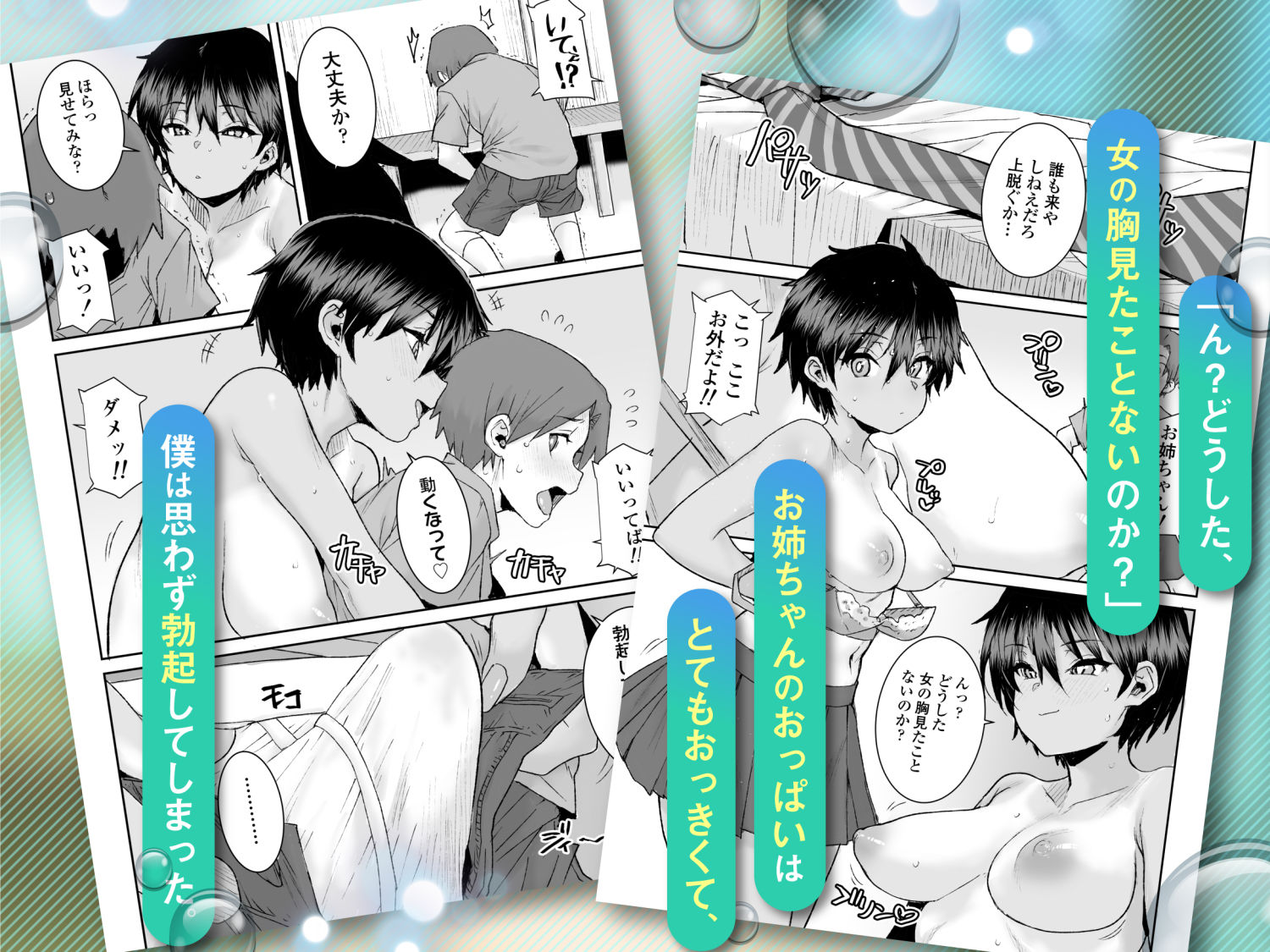 無口で気の強いボーイッシュなお姉ちゃんで僕は童貞を卒業しました 画像 2