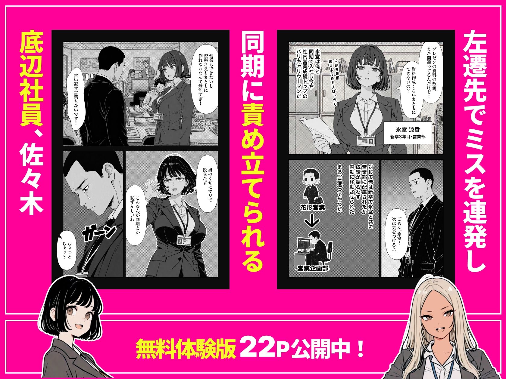 ◯◯しないと出れない部屋でパワハラ同期とアルハラ上司を性奴●にした物語 画像 2