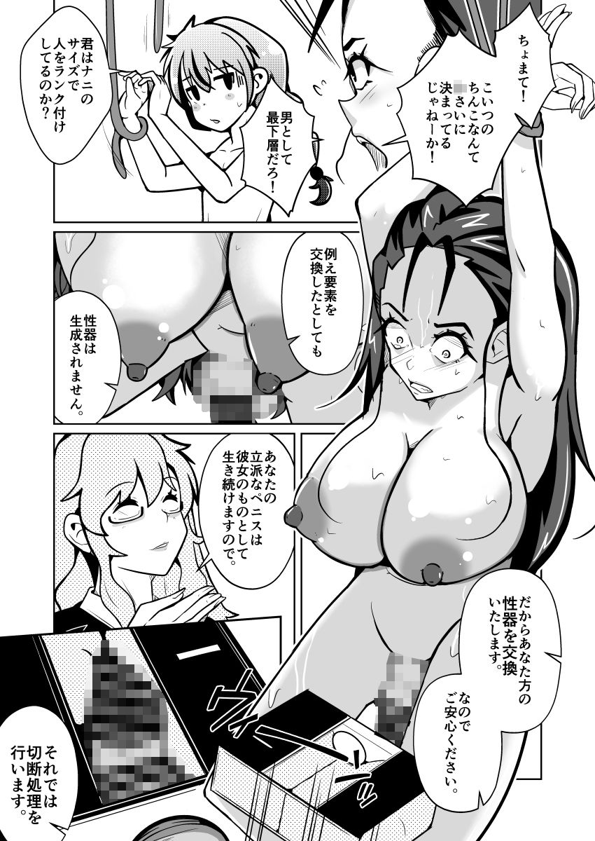 国家による性別交換  俺の適正職は性処理メイド、彼女は… 画像 7