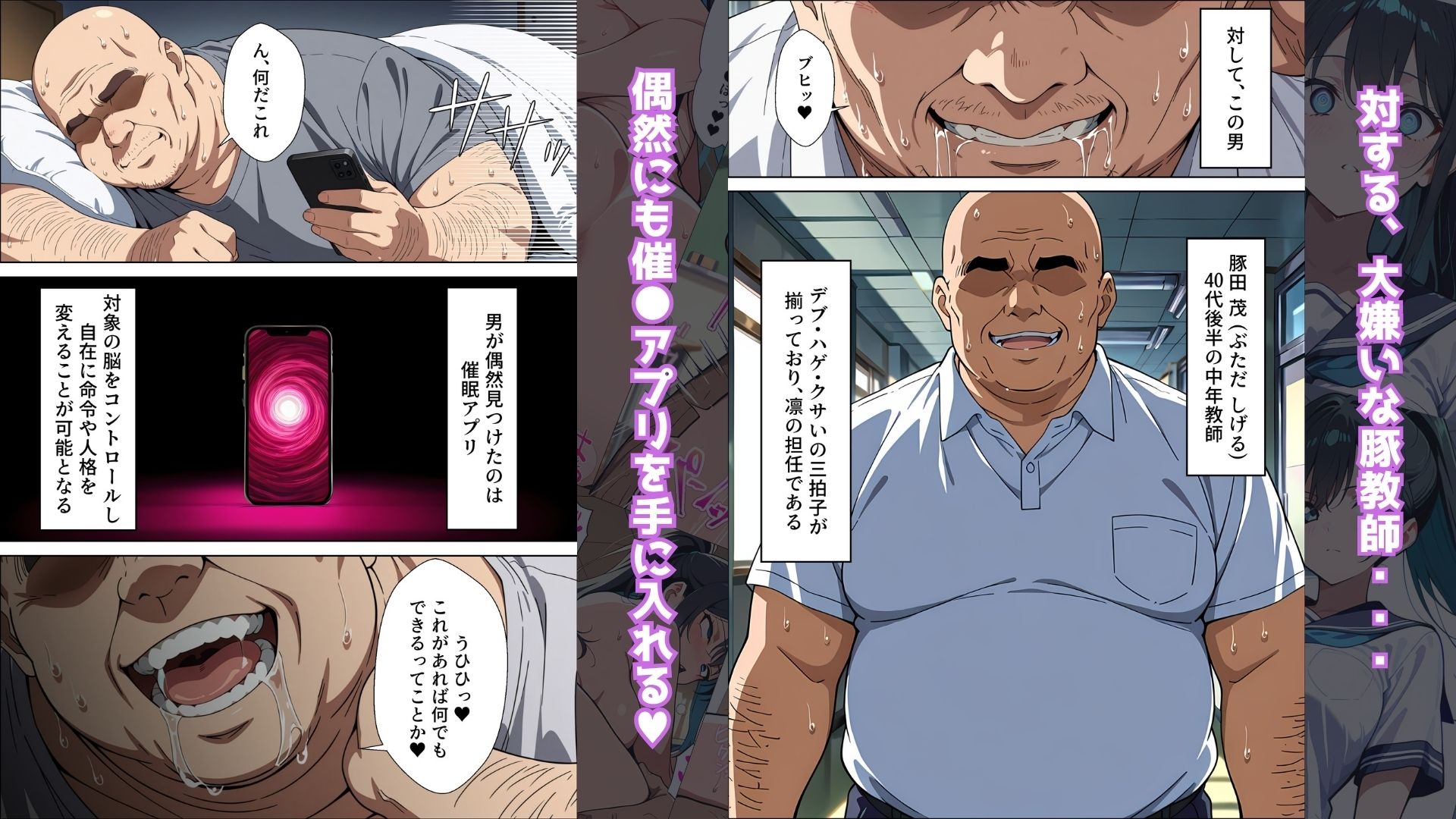 【催●アプリ】〜清楚な生徒会長が大嫌いな豚教師に常識改変されておち●ぽ大好きにさせられる話〜 画像 2