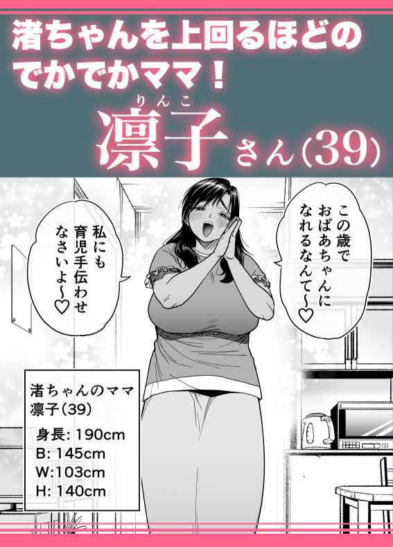 褐色でかでかボーイッシュ！渚ちゃん3  妊娠中の渚ちゃんの代わりに剛毛渚ママと性処理えっち編 画像 1
