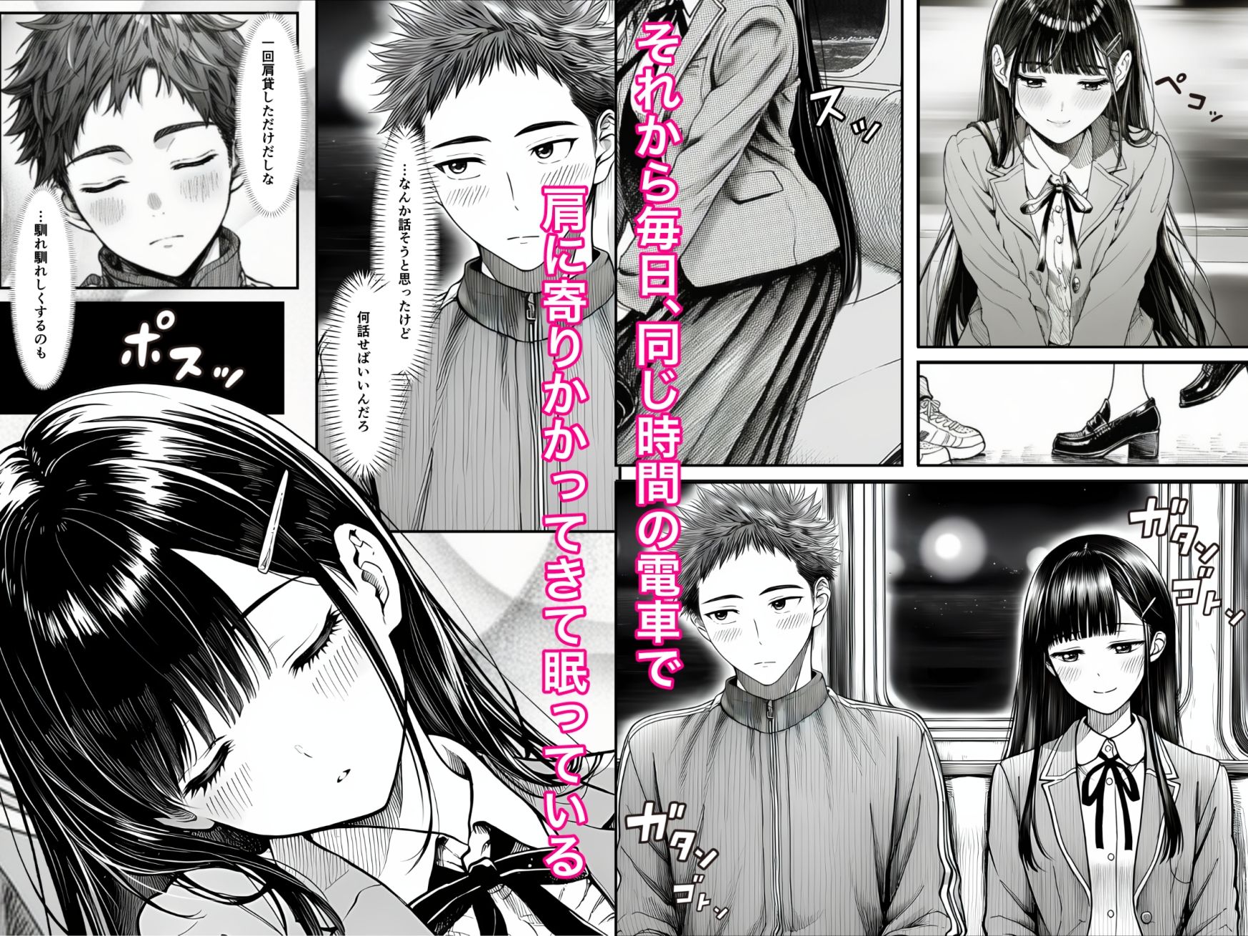 電車で何度も肩にもたれかかってくる女の子と、子作りセックスしてしまった 画像 2